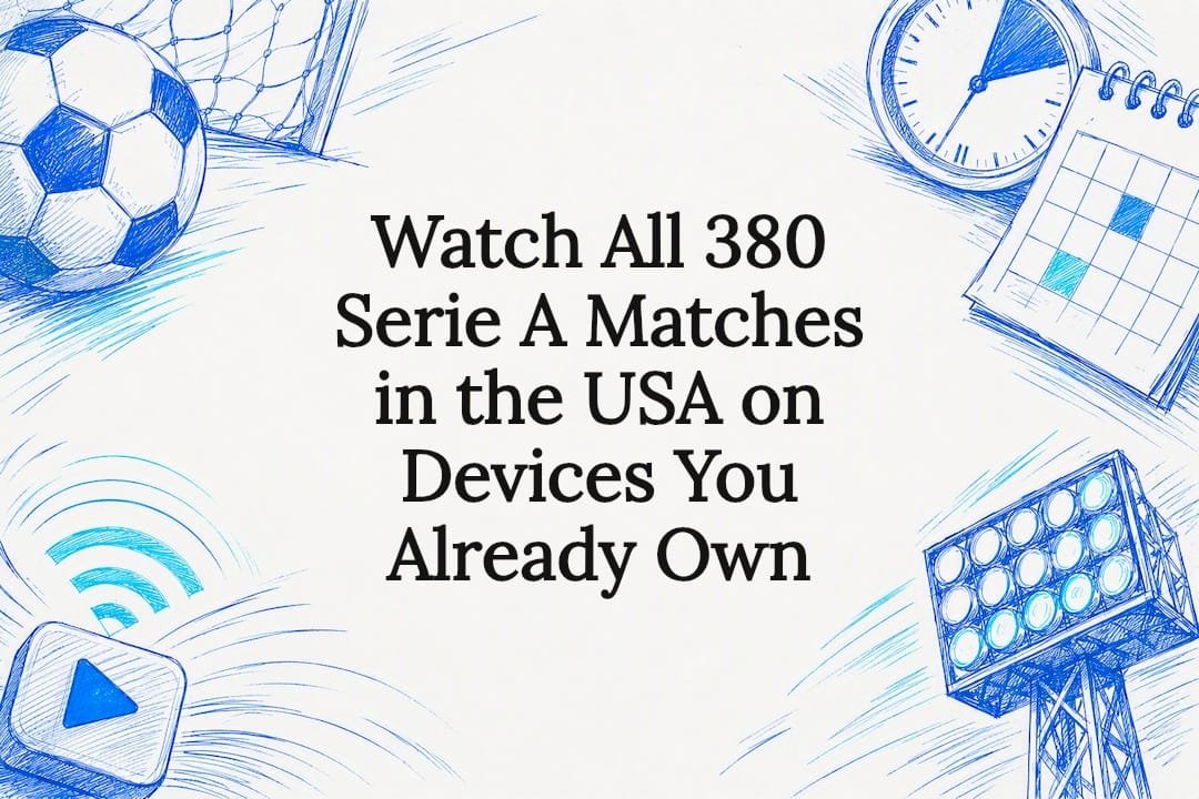 Serie A streaming guide title card