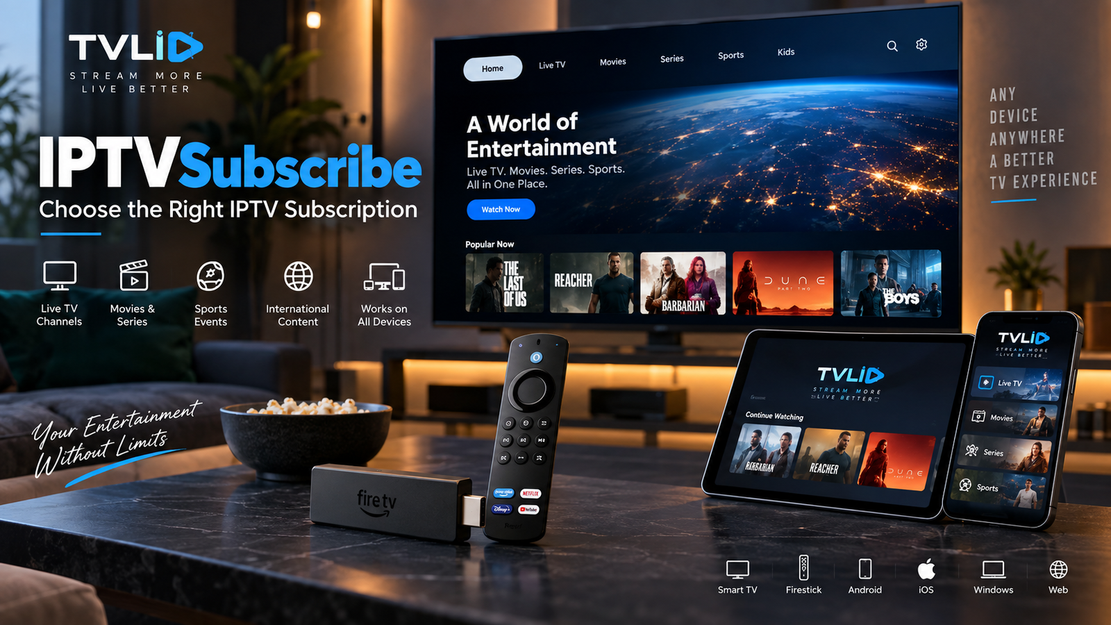 IPTVSubscribe guide for choosing an IPTV subscription